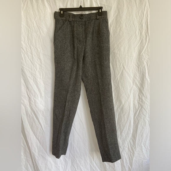 The Tweed Project 100% tweed Pants with linen pockets Size Small - Picture 2 of 9